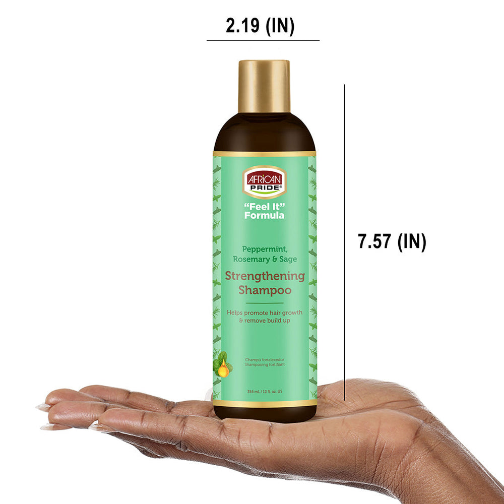 African Pride Feel It Formula Strengthening Shampoo 354ml/12oz