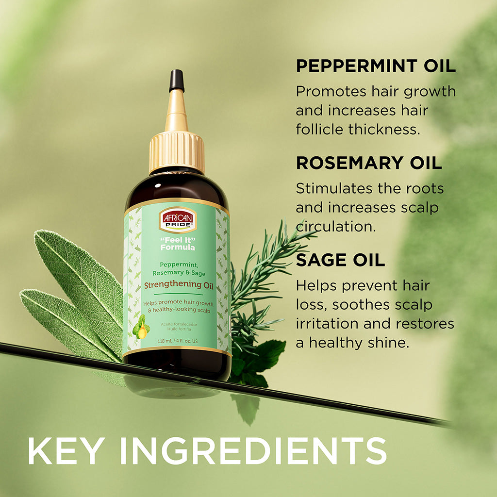 African Pride Feel It Formula Strengthening Oil 118ml/4oz
