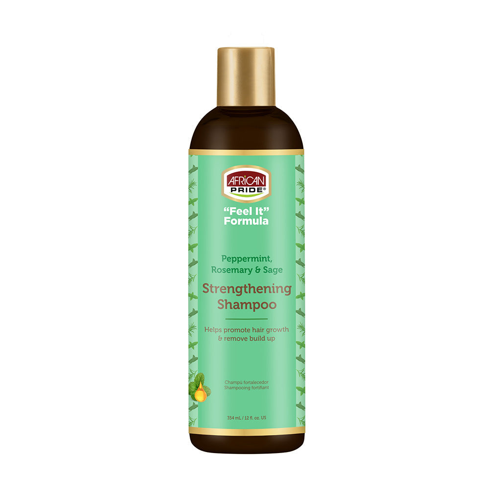 African Pride Feel It Formula Strengthening Shampoo 354ml/12oz