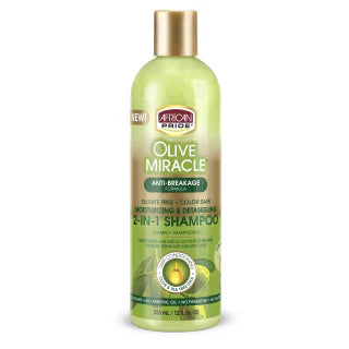 African Pride Olive Miracle 2-in-1 Shampoo 355ml/12oz