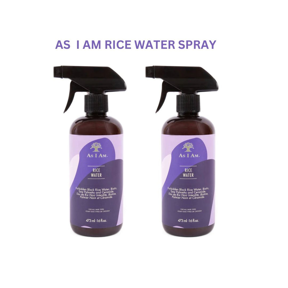 As I Am Rice Water Spray for Strength & Length Retention 473ml/16oz (Pack 2)