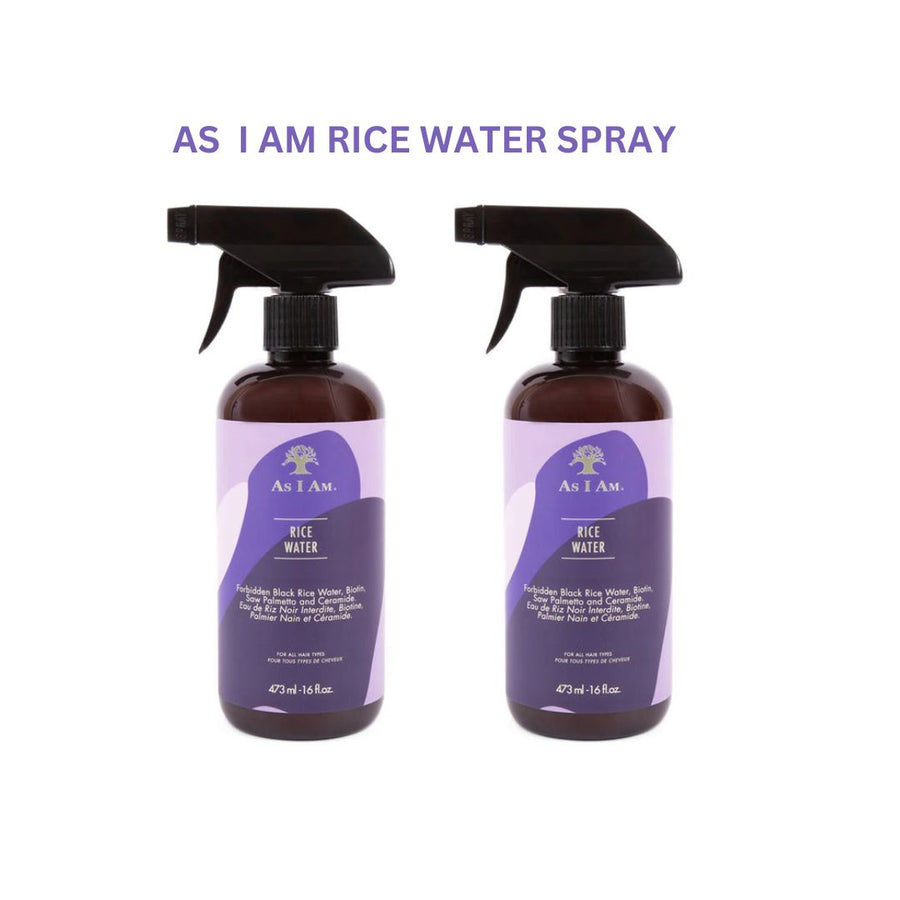 As I Am Rice Water Spray for Strength & Length Retention 473ml/16oz (Pack 2)