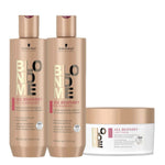 Schwarzkopf Professional BlondMe All Blondes Rich Shampoo 300ml + Conditioner 250ml + Mask 200ml