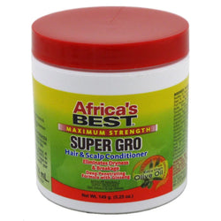 Africa's Best Super Gro Hair & Scalp Conditioner, Maximum Strength 149g/5.25oz