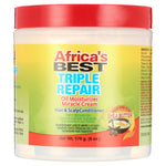 Africa's Best Triple Repair Oil Moisturizer Miracle Cream Hair & Scalp Conditioner 170g/6oz
