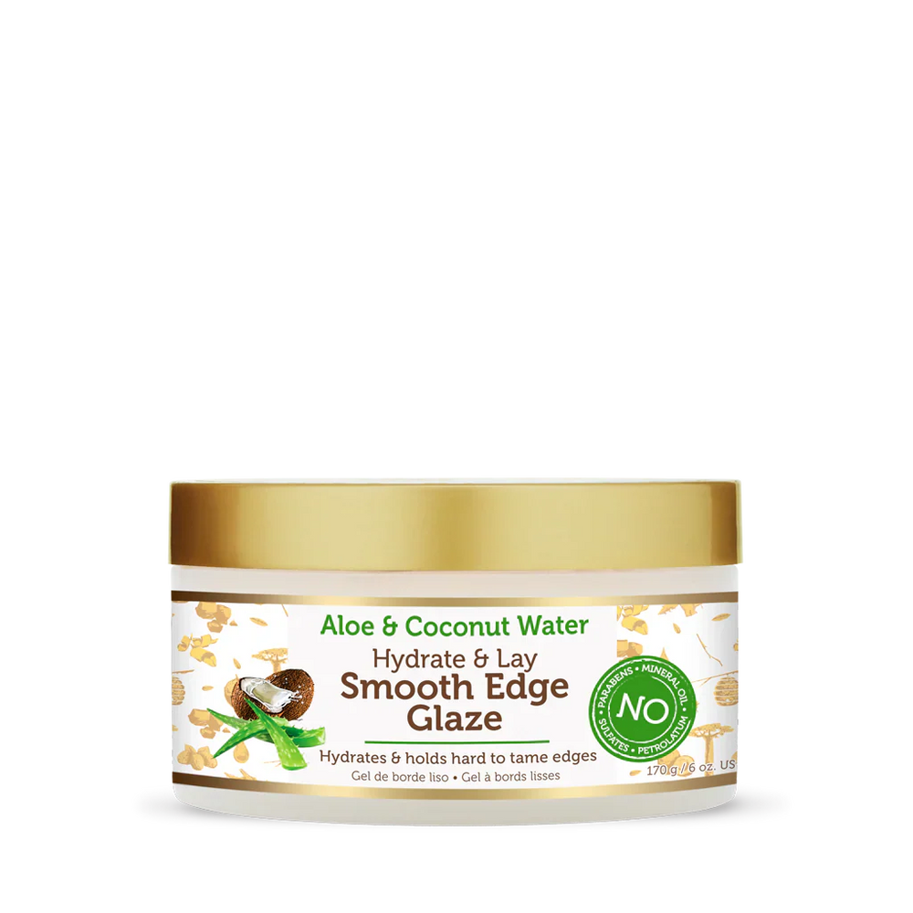 African Pride Moisture Miracle Aloe & Coconut Water Smooth Edge Glaze 170g/6oz