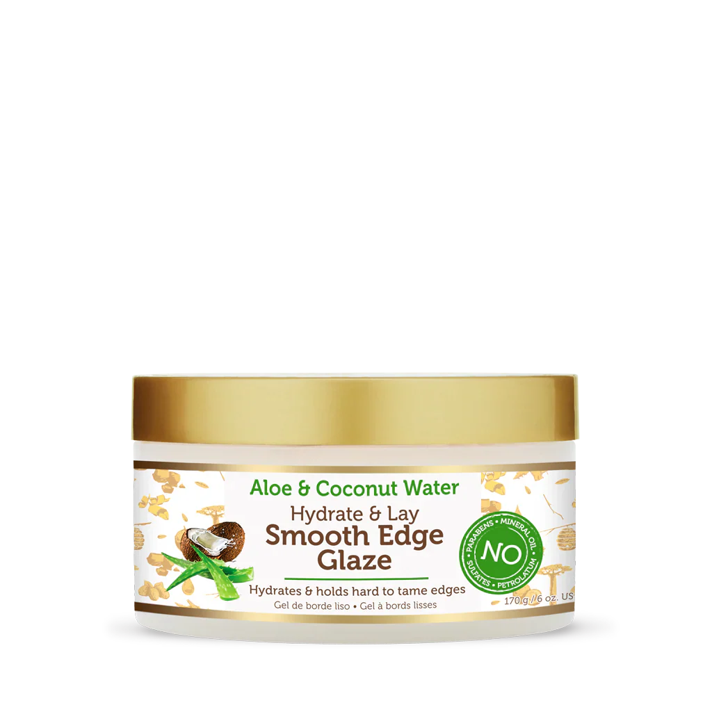 African Pride Moisture Miracle Aloe & Coconut Water Smooth Edge Glaze 170g/6oz