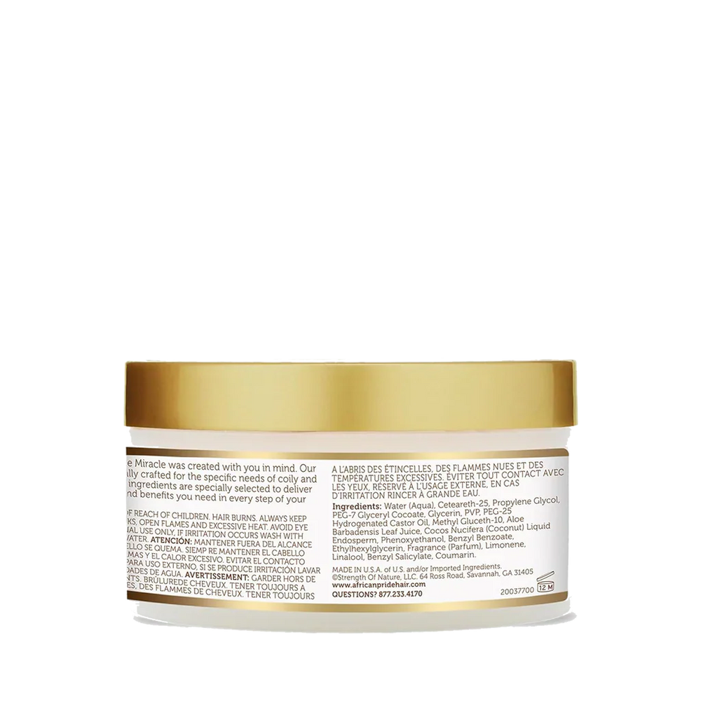 African Pride Moisture Miracle Aloe & Coconut Water Smooth Edge Glaze 170g/6oz