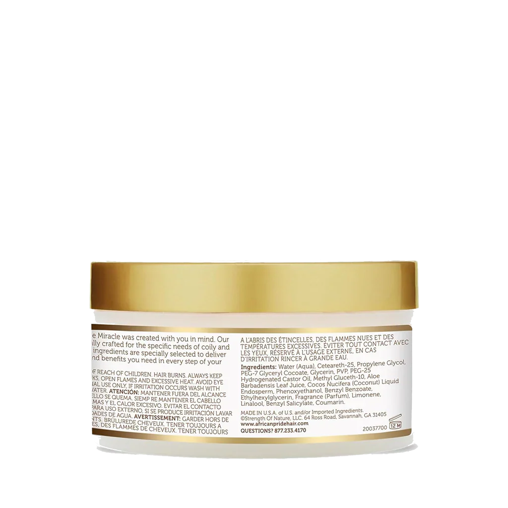 African Pride Moisture Miracle Aloe & Coconut Water Smooth Edge Glaze 170g/6oz
