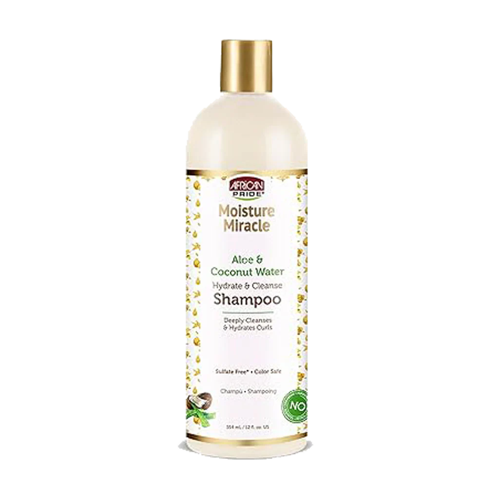 African Pride Moisture Miracle Aloe & Coconut Water Shampoo 354ml/12oz