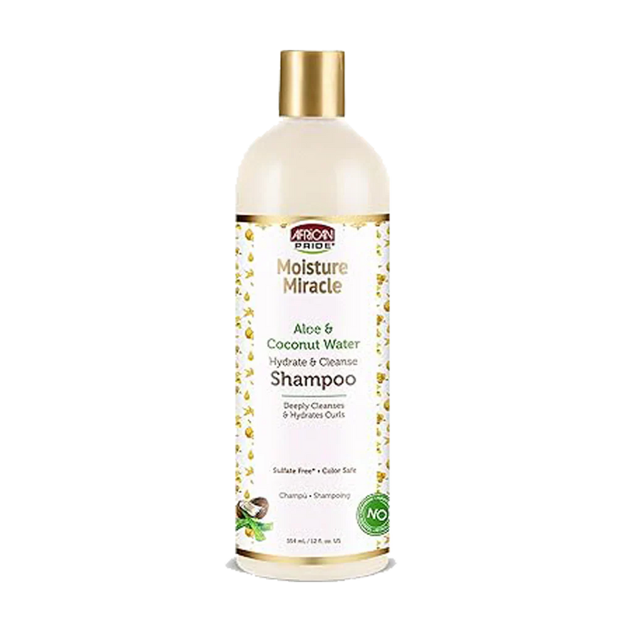 African Pride Moisture Miracle Aloe & Coconut Water Shampoo 354ml/12oz