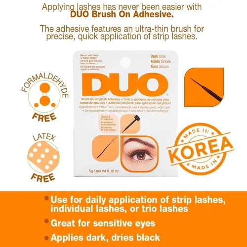 Ardell Duo Brush On Striplash Adhesive Dark 7g/0.25oz