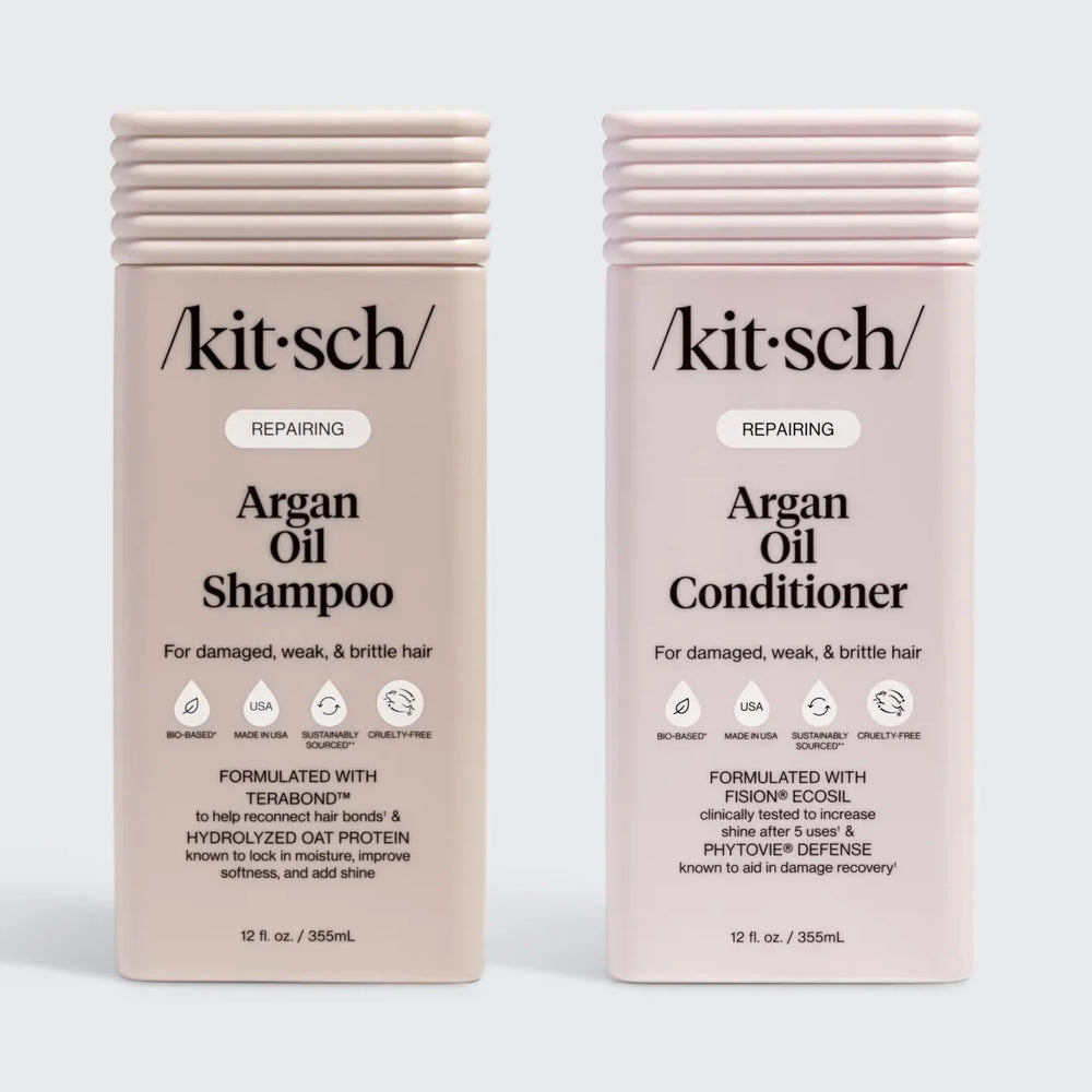 Kitsch Repairing Argan Oil Shampoo & Conditioner Combo