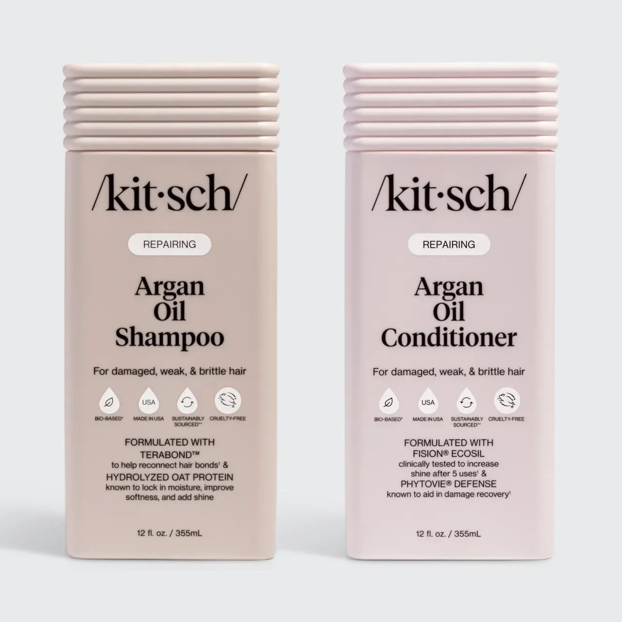 Kitsch Repairing Argan Oil Shampoo & Conditioner Combo