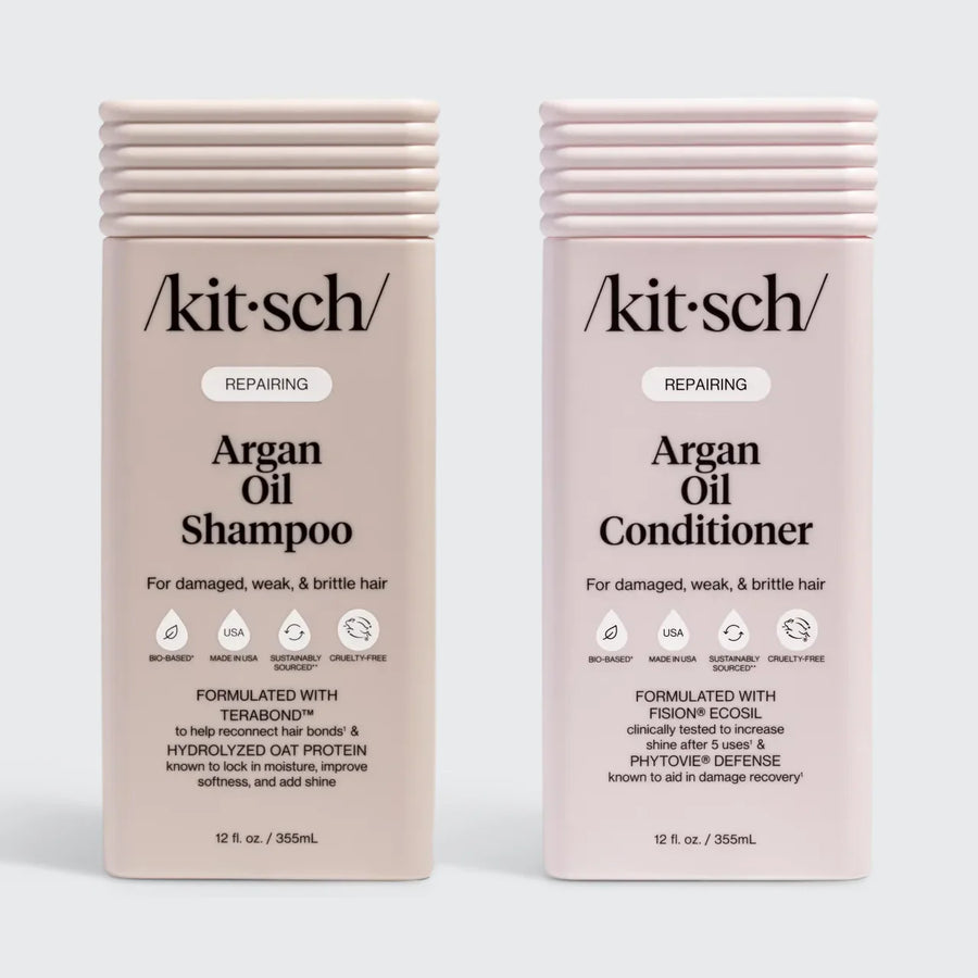 Kitsch Repairing Argan Oil Shampoo & Conditioner Combo