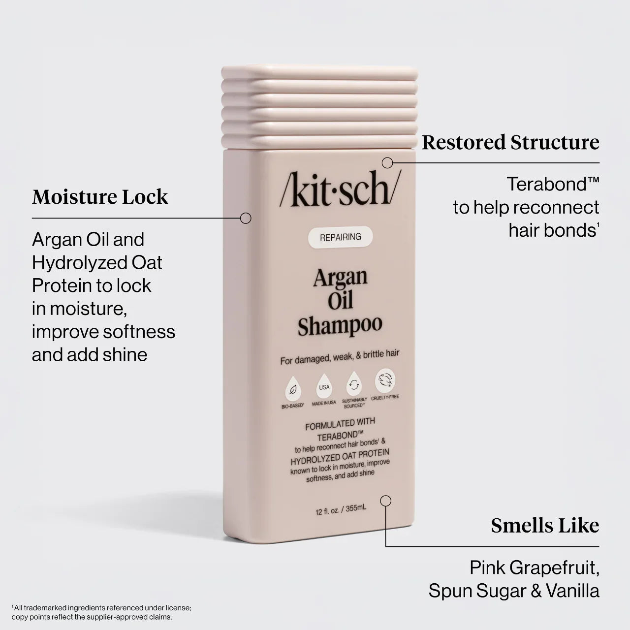Kitsch Repairing Argan Oil Shampoo 355ml