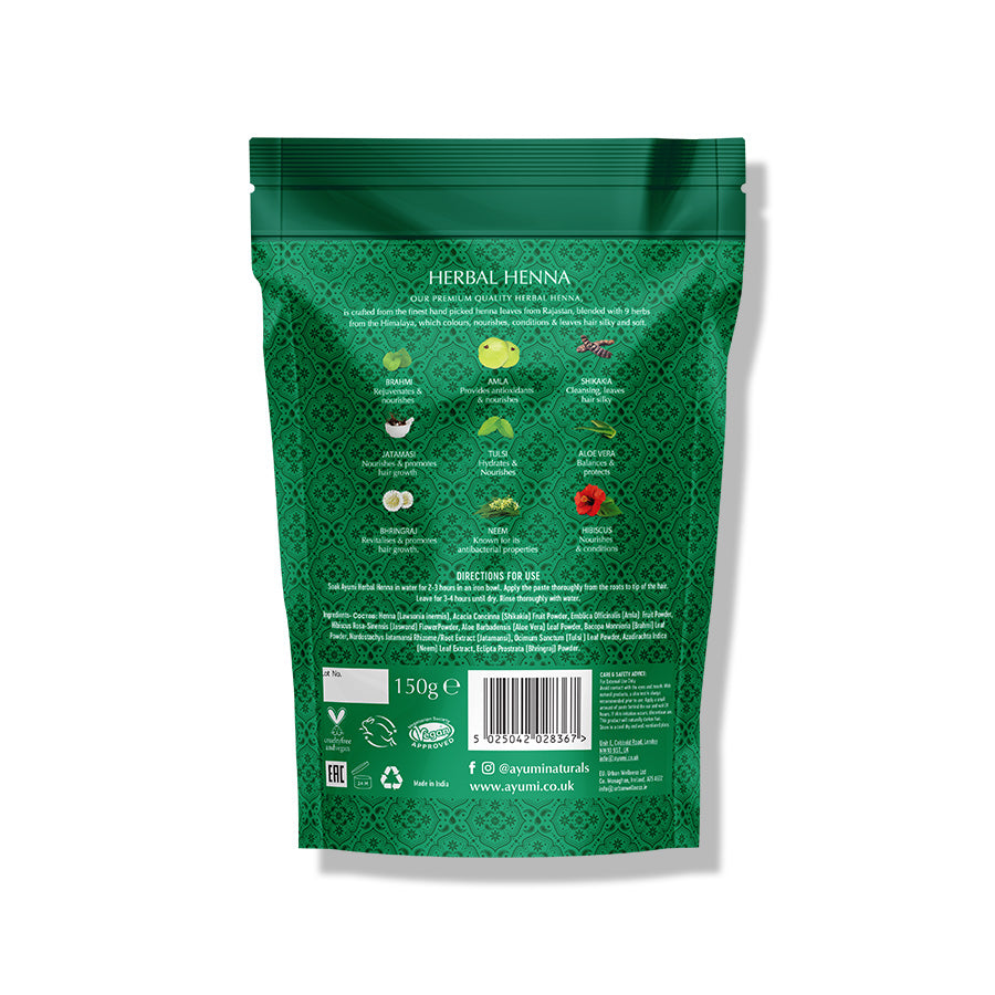 Ayumi Herbal Henna + 9 Himalayan Herbs 150g