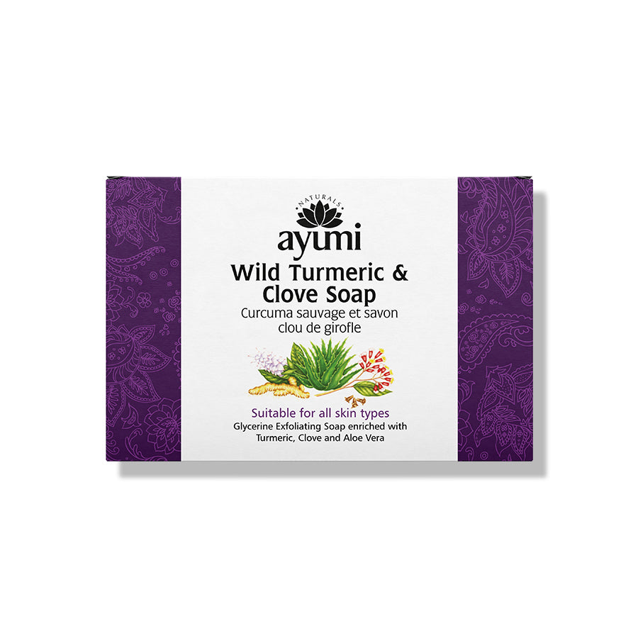 Ayumi Turmeric & Clove Scrub Soap 100g