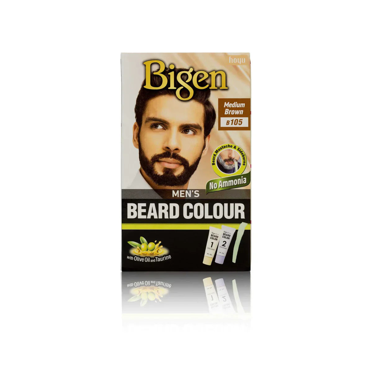 Bigen Men’s Beard Colour No.105 Medium Brown