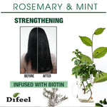 Difeel Rosemary & Mint Hair Strengthening Shampoo with Biotin 354ml
