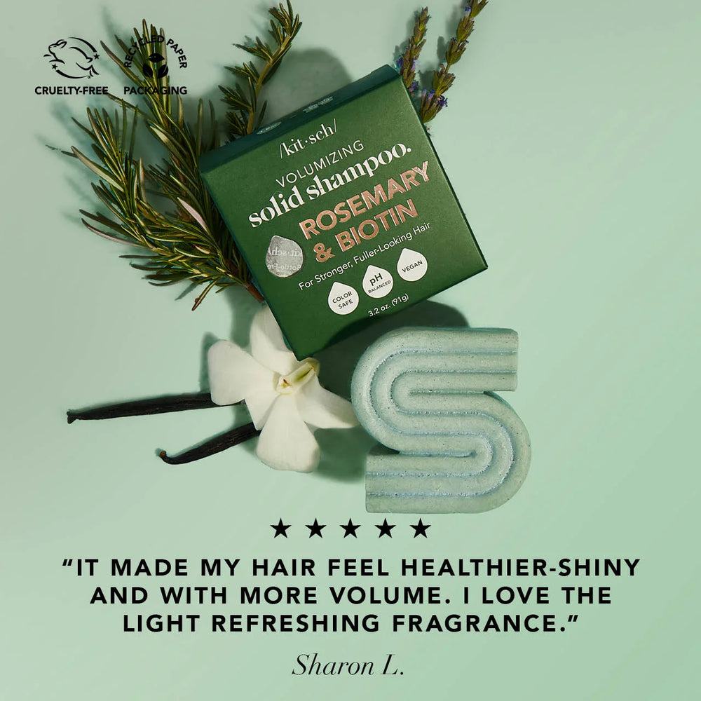 Kitsch Rosemary & Biotin Volumizing Shampoo Bar 91g