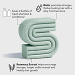 Kitsch Rosemary & Biotin Volumizing Shampoo Bar 91g