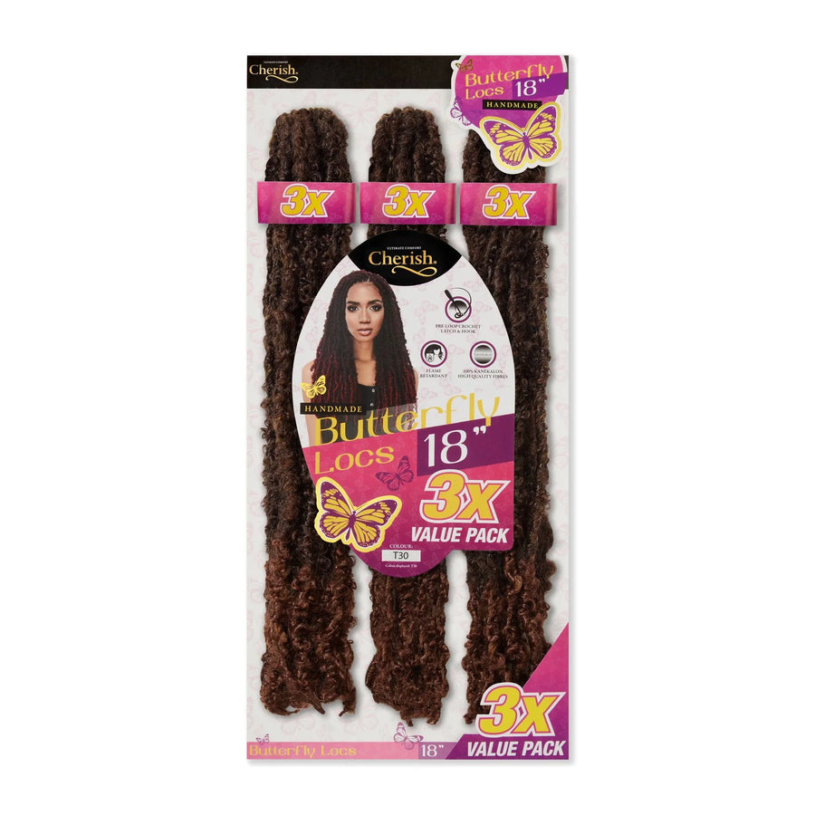 Cherish Ultimate Comfort Butterfly Locs 3X Pack 18"
