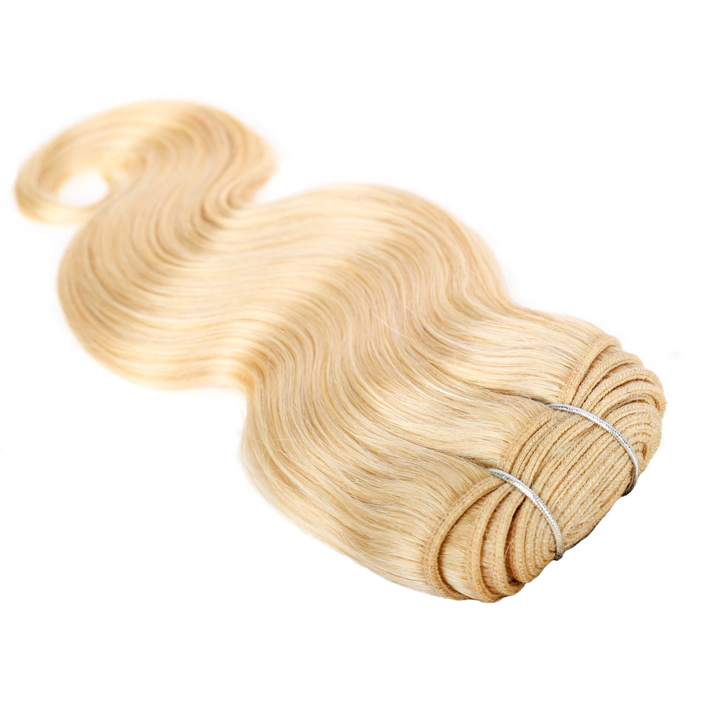 Dressmaker 100% Unprocessed Virgin Brazilian Body Wave Weave Blond Colour