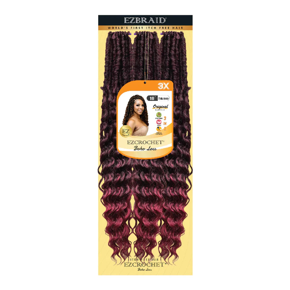 EZ CROCHET Boho Locs 18"-3X