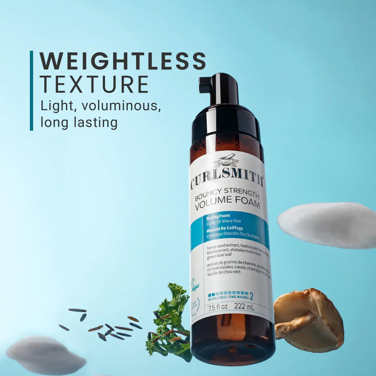 CURLSMITH  BOUNCY STRENGTH VOLUME FOAM 222ML