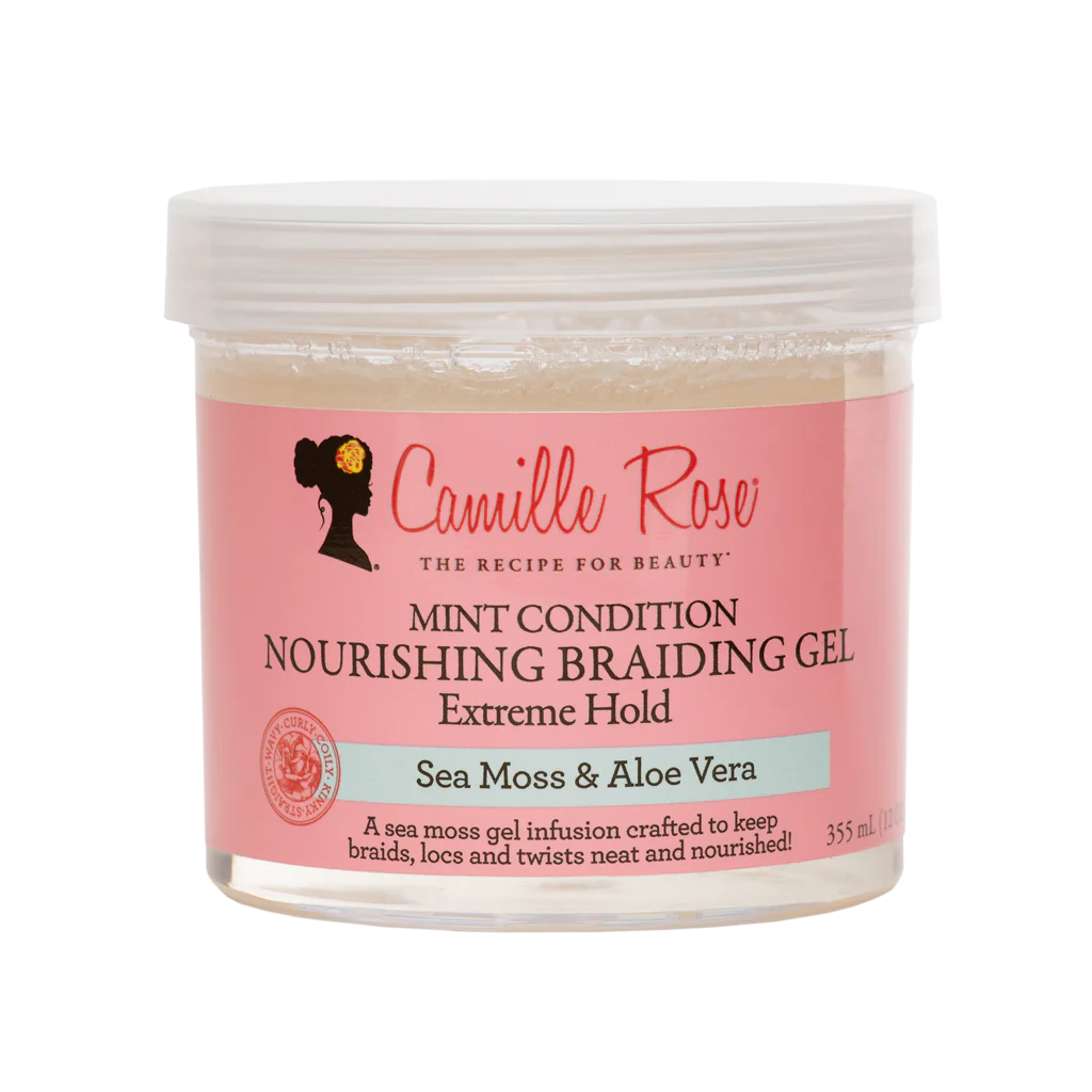 Camille Rose Mint Condition Nourishing Braiding Gel Extreme Hold 355ml/12oz