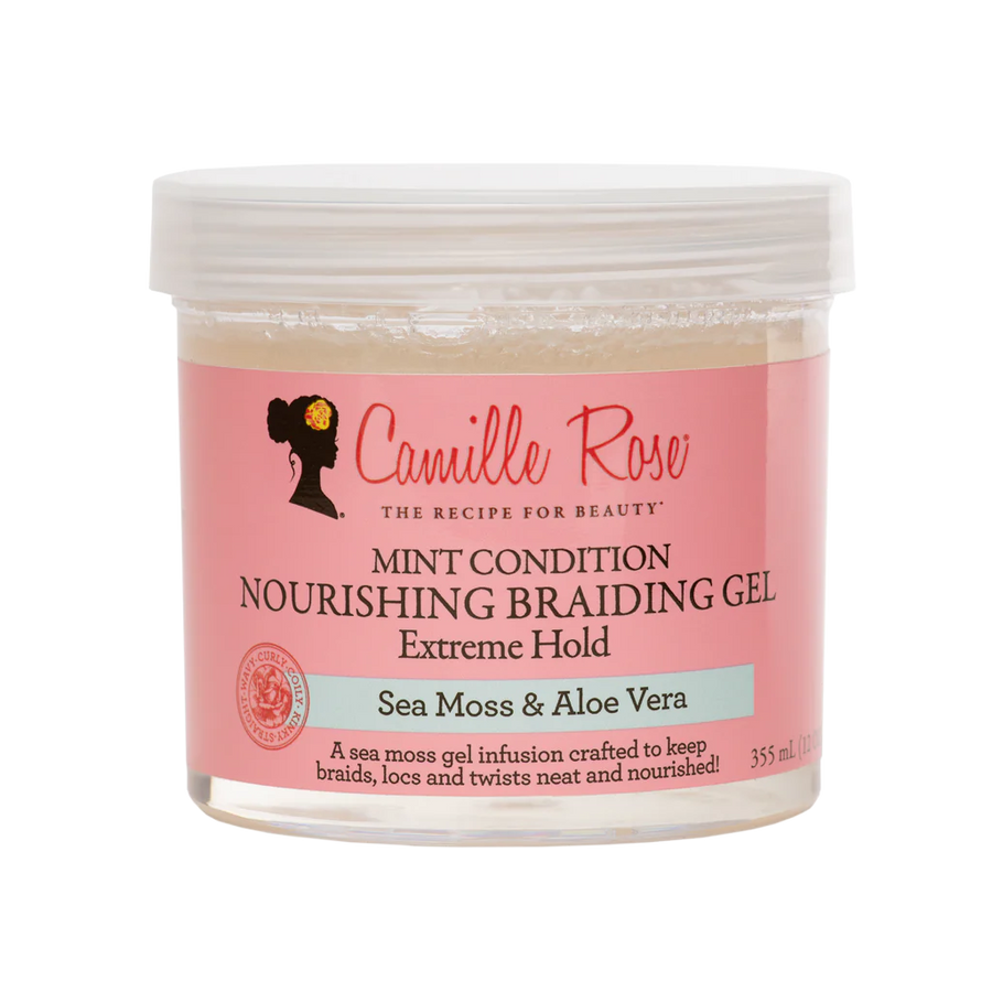 Camille Rose Mint Condition Nourishing Braiding Gel Extreme Hold 355ml/12oz