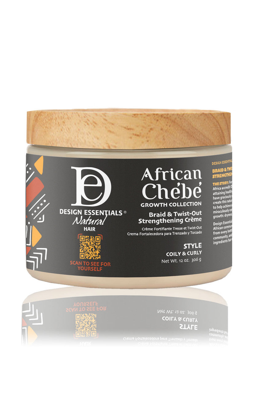Design Essentials African Chebe Braid & Twist-Out Strengthening Crème 306g/12oz