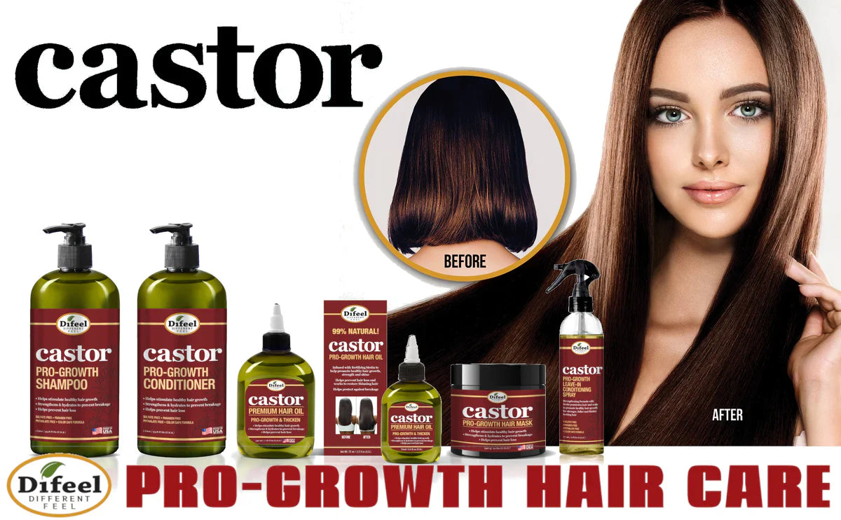 Difeel Castor Pro-Growth Shampoo