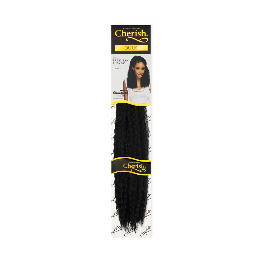 Cherish Ultimate Comfort Brazilian Bulk Hair 1X Pack 20"
