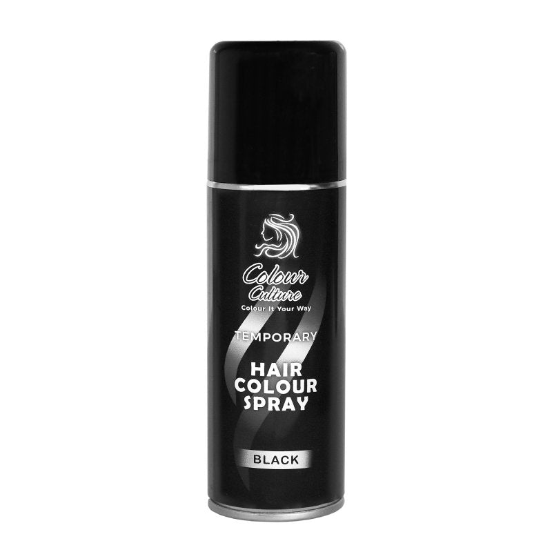 Colour Culture Temporary Black Hair Colour Spray 125ml
