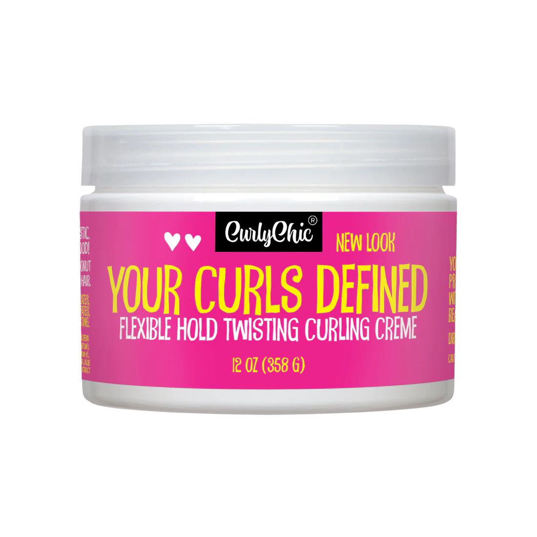 CurlyChic Your Curls Defined Flexible Hold Twisting Curling Creme 358G