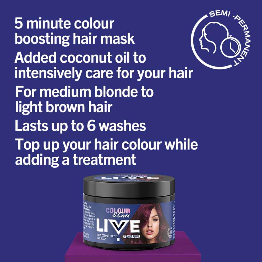 Schwarzkopf Live Semi-Permanent Colour Plum 150ml