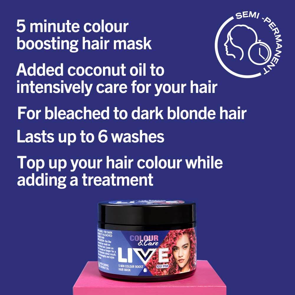 Schwarzkopf Live Semi-Permanent Colour Rosy Pink 150ml