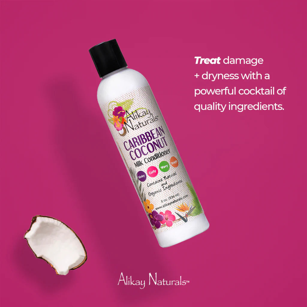 Alikay Naturals Caribbean Coconut Milk Conditioner 236ml/8oz
