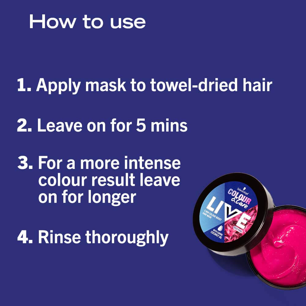 Schwarzkopf Live Semi-Permanent Colour Rosy Pink 150ml