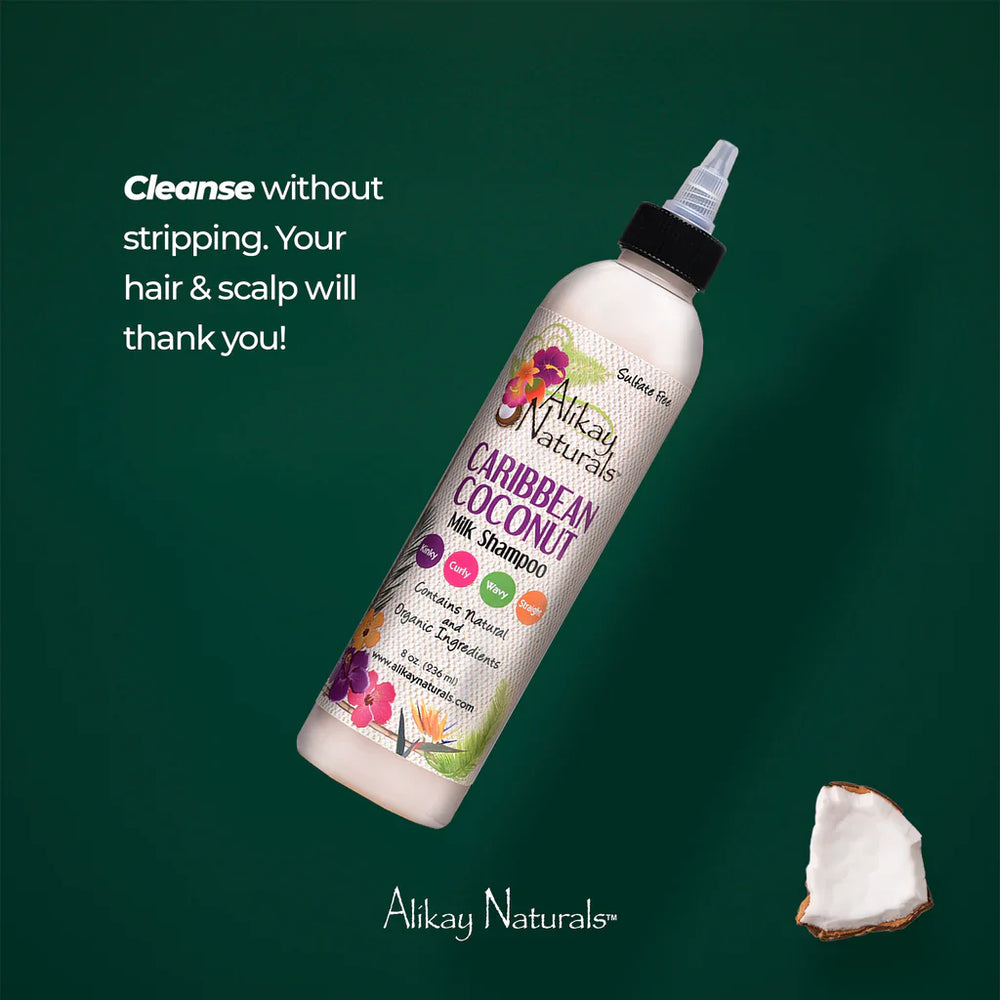 Alikay Naturals Caribbean Coconut Milk Shampoo 236ml/8oz