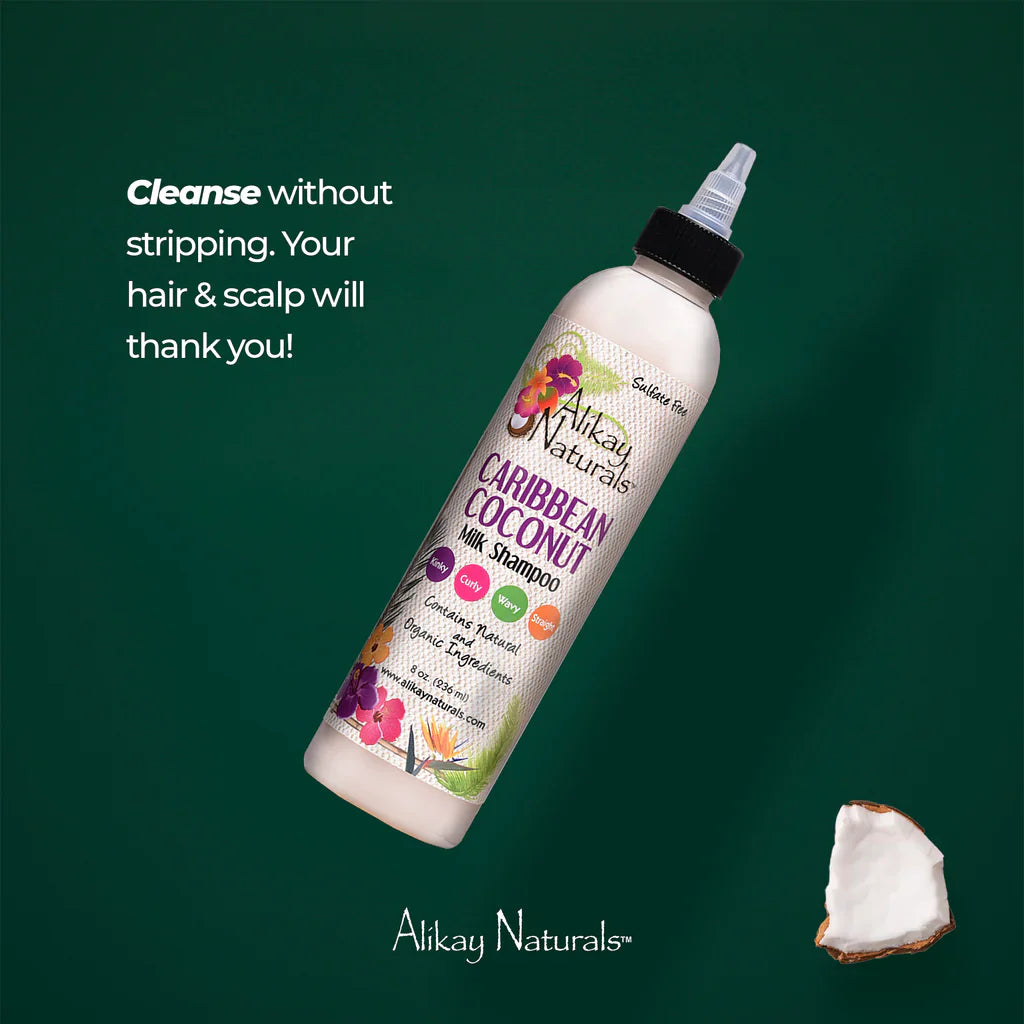 Alikay Naturals Caribbean Coconut Milk Shampoo 236ml/8oz