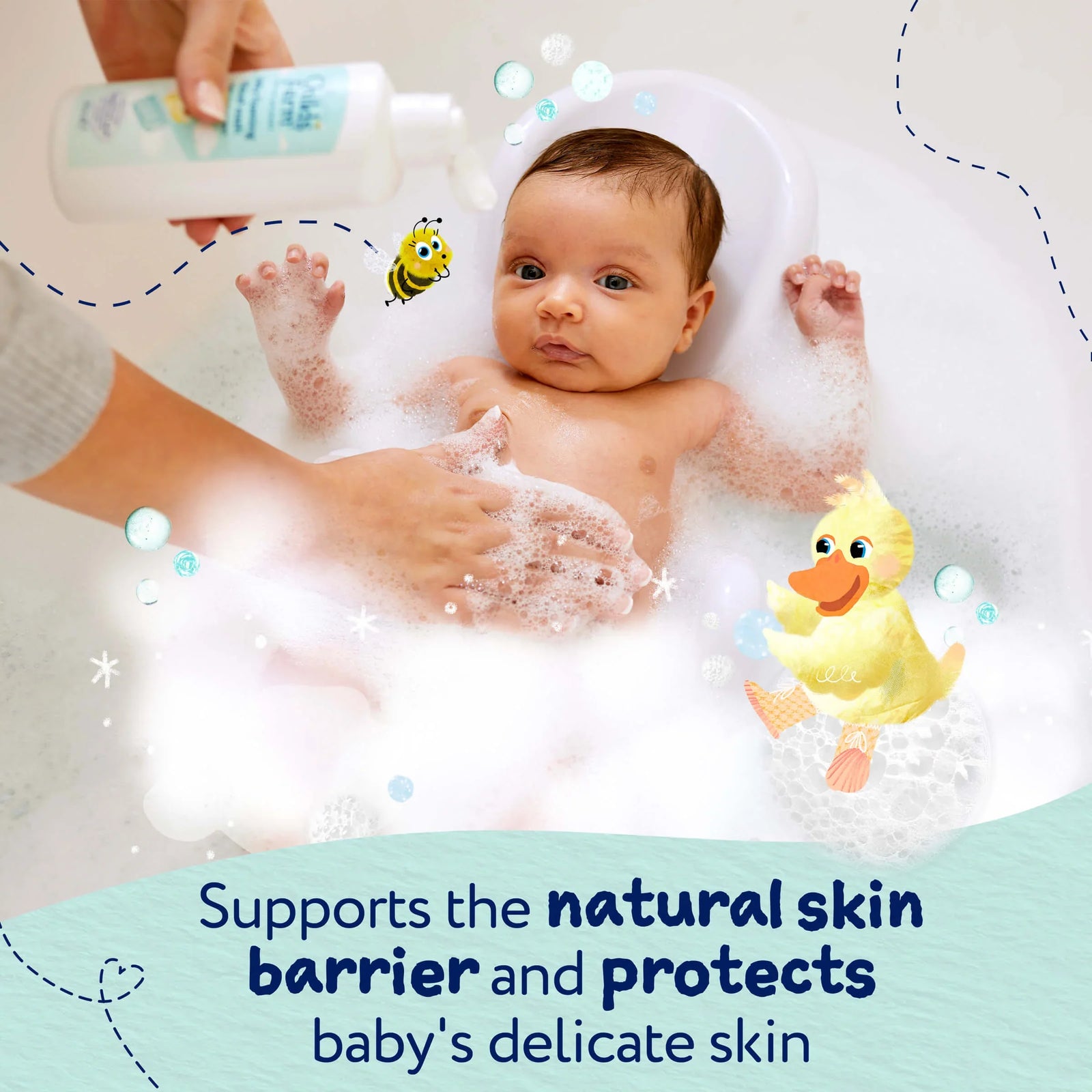 Childs Farm Sensitive Skin Experts Baby Foaming Cloud Wash Soft Scent 160ml