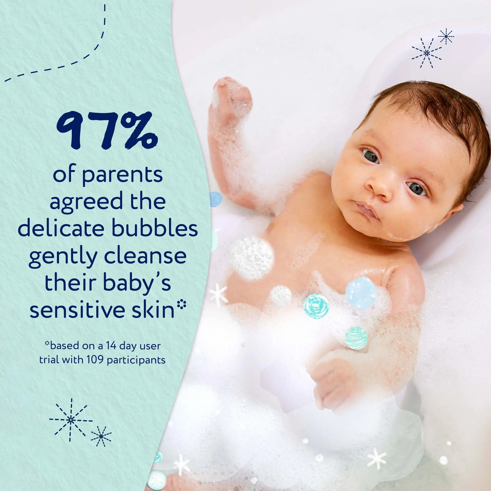 Childs Farm Sensitive Skin Experts Baby Foaming Cloud Wash Soft Scent 160ml