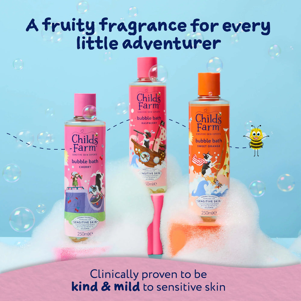 Childs Farm Sensitive Skin Experts Cherry Bubble Bath 250ml