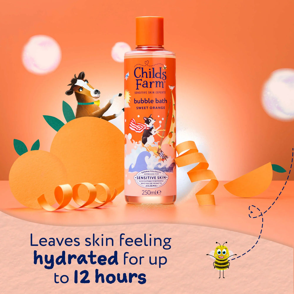 Childs Farm Sensitive Skin Experts Sweet Orange Bubble Bath 250ml