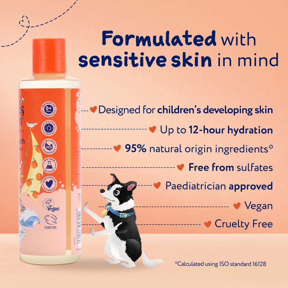 Childs Farm Sensitive Skin Experts Sweet Orange Bubble Bath 250ml