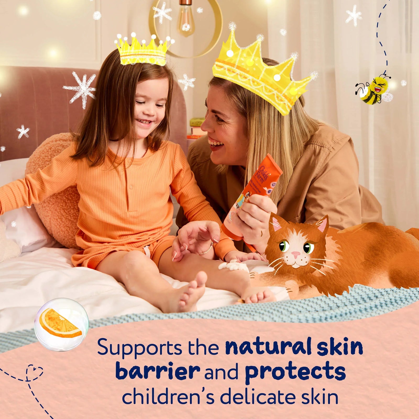 Childs Farm Sensitive Skin Experts Sweet Orange body moisturiser 200ml