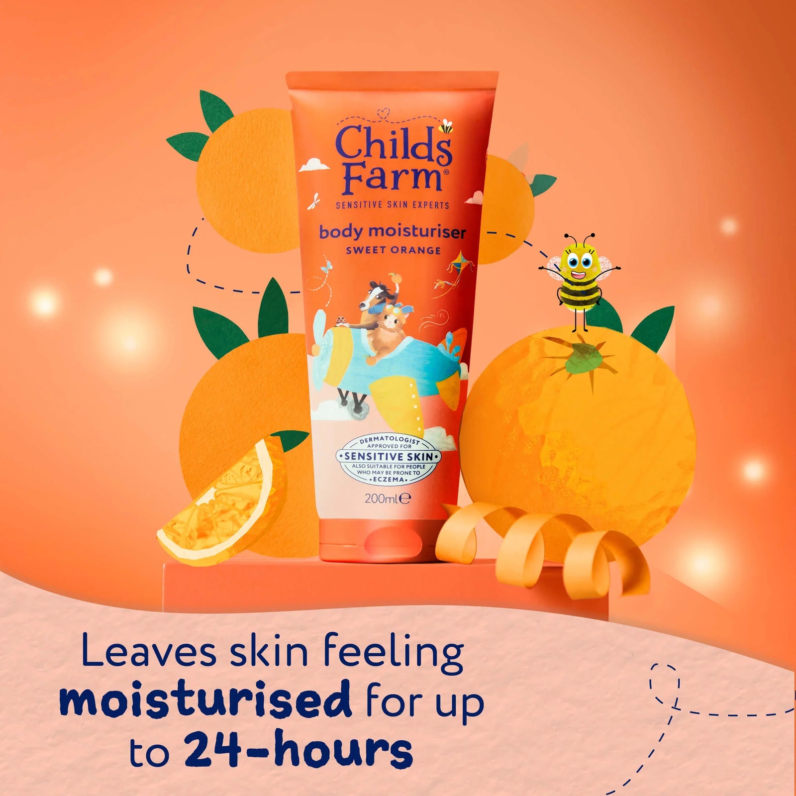 Childs Farm Sensitive Skin Experts Sweet Orange body moisturiser 200ml